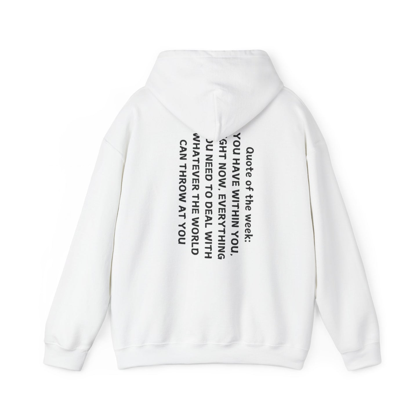 QUOTES LINE WEEK 12 HOODIE