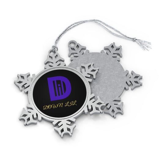 Dlil Pewter Snowflake Ornament