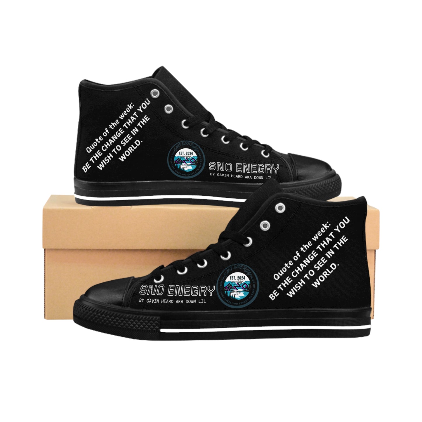 QUOTES LINE WEEK 13 Man’s Classic Sneakers