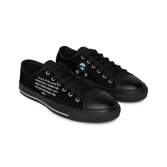 QUOTES LINE WEEK 11 Stylish Men's Sneakers,