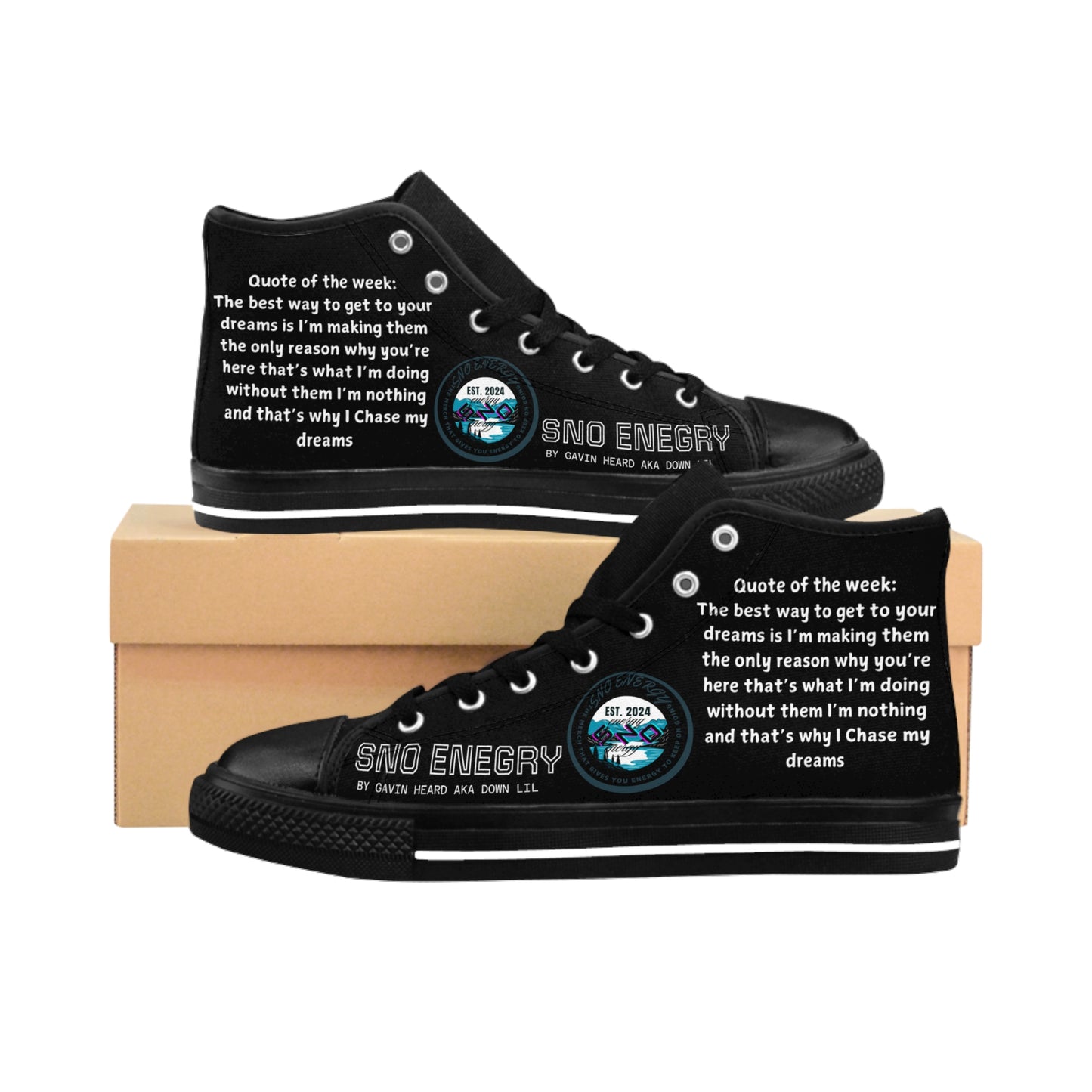 QUOTES LINE WEEK 10 Women's Classic Sneakers