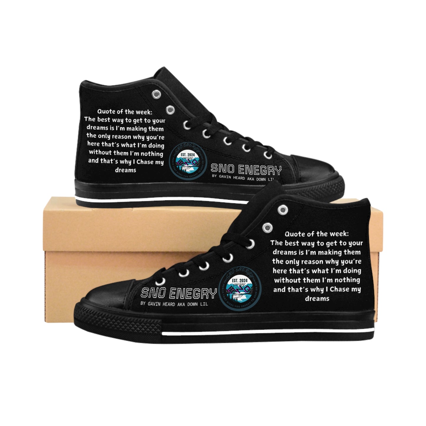 QUOTES LINE WEEK 10 Man’s Classic Sneakers
